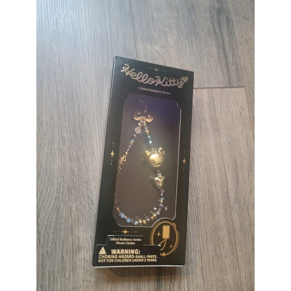 Hello Kitty Gilded Radiance Series Phone Chain NIB